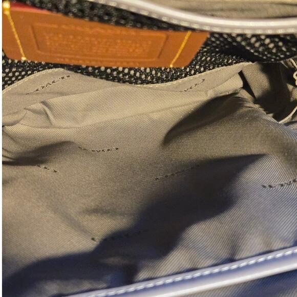 Coach C5331 Gotham Pebble Leather Gray Messenger Sling Pack Utility Backpack Bag - Picture 7 of 7